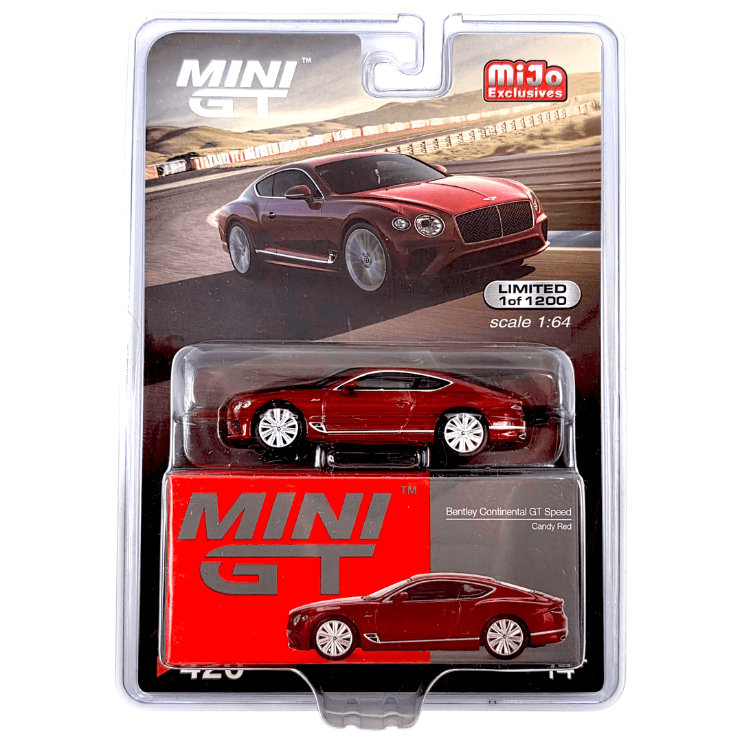 Mini GT - Bentley Continental GT Speed - Candy Red - Top CollectiblesDiecastMini GT