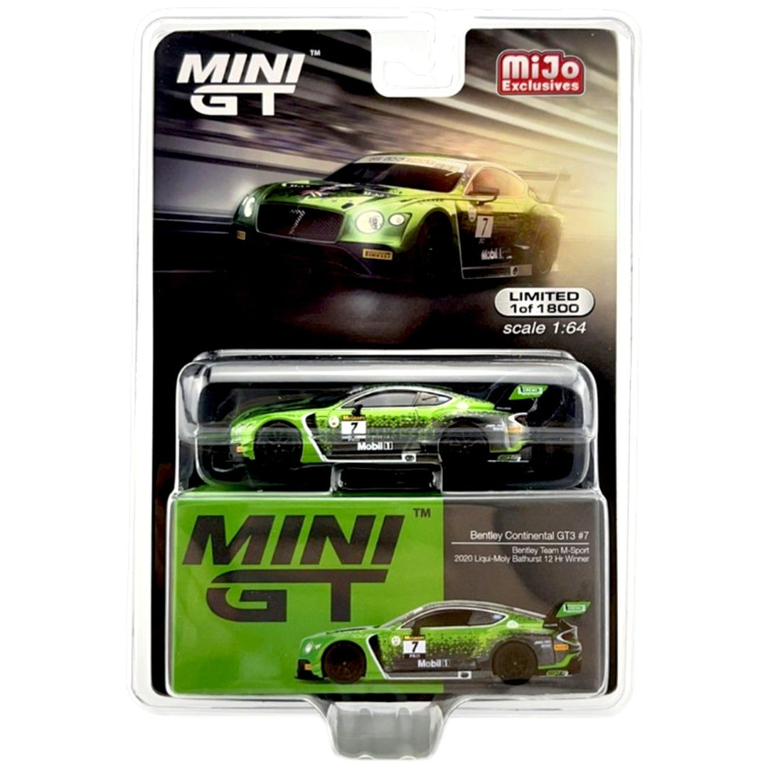 Mini GT - Bentley Continental GT3 7 - Bentley Team M-Sport 2020 Liqui-Moly BAthurst 12 Hr Winner - Top CollectiblesDiecastMini GT