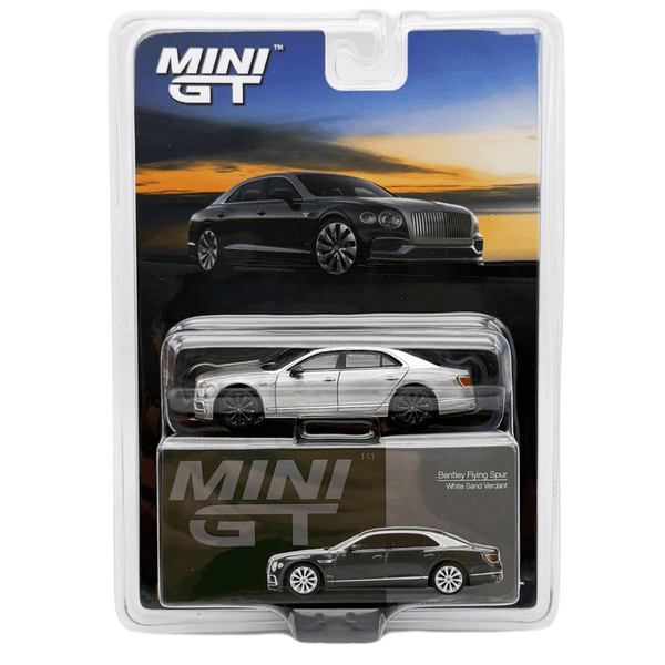 Mini GT - Bentley Flying Spur – White Sand Verdant *Chase* - Top CollectiblesDiecastMini GT