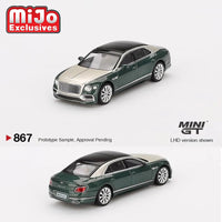 Mini GT - Bentley Flying Spur – White Sand Verdant *Pre - Order* - Top CollectiblesDiecastMini GT