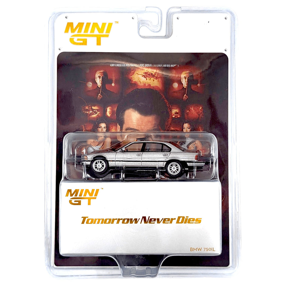 Mini GT - BMW 750IL James Bond 007 Tomorrow Never Dies – English Packaging - Top CollectiblesDiecastMini GT