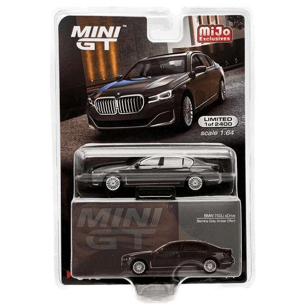 Mini GT - BMW 750Li xDrive - Bernina Grey Amber Effect - Top CollectiblesDiecastMini GT