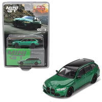 Mini GT - BMW M3 Competition Touring (G81) Isle of Man – Green - Top CollectiblesDiecastMini GT