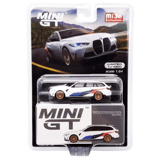Mini GT - BMW M3 M Performance Touring - Alpine White - Top CollectiblesDiecastMini GT