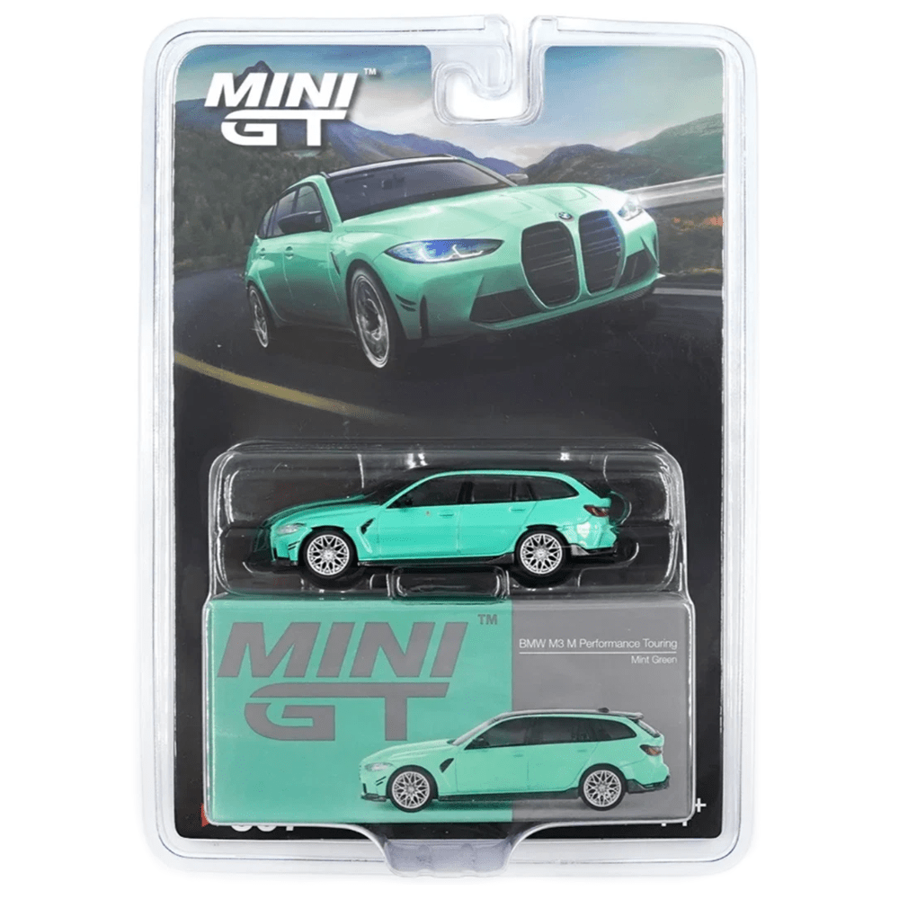 Mini GT - BMW M3 M Performance Touring – Mint Green - Top CollectiblesDiecastMini GT