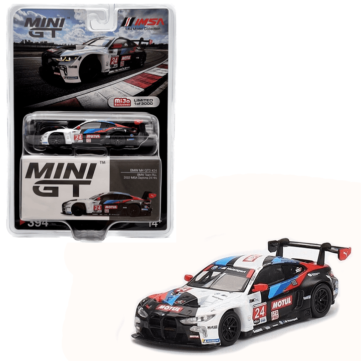 Mini GT - BMW M4 GT3 24 - BMW Team RLL 2022 IMSA Daytona 24 Hrs - Top CollectiblesDiecastMini GT