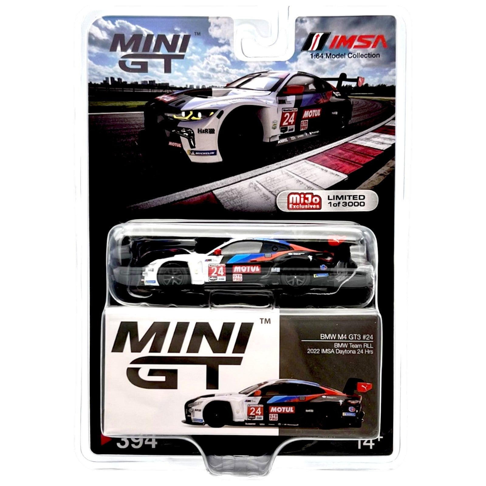 Mini GT - BMW M4 GT3 #24 - BMW Team RLL 2022 IMSA Daytona 24 Hrs