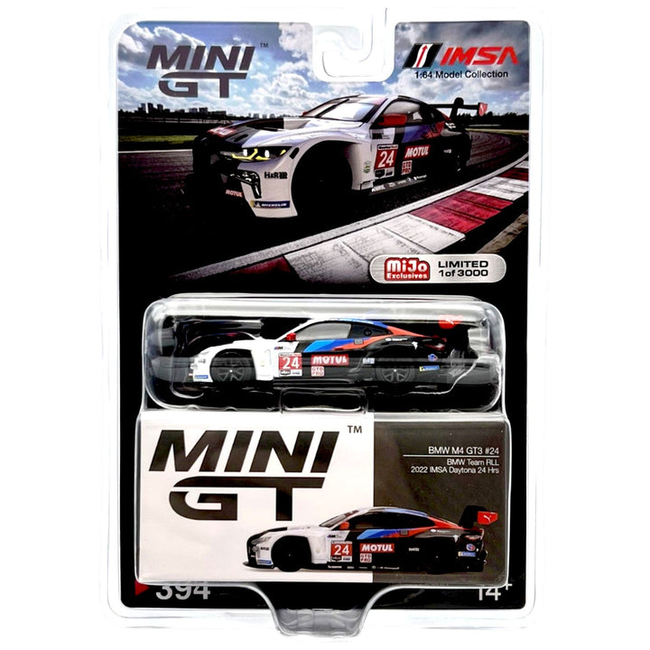 Mini GT - BMW M4 GT3 24 - BMW Team RLL 2022 IMSA Daytona 24 Hrs - Top CollectiblesDiecastMini GT