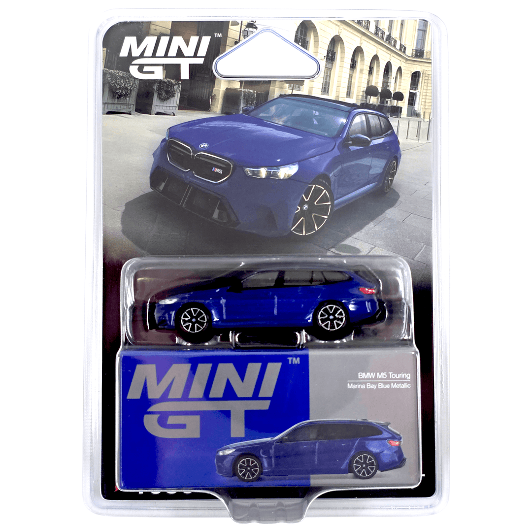 Mini GT - BMW M5 Touring (G99) – Marina Bay Blue Metallic - Top CollectiblesDiecastMini GT