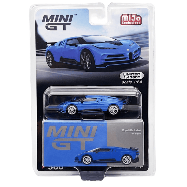 Mini GT - Bugatti Centodieci - Blu Bugatti - Top CollectiblesDiecastMini GT