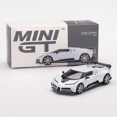 Mini GT - Bugatti Centodieci - White - Top CollectiblesDiecastMini GT