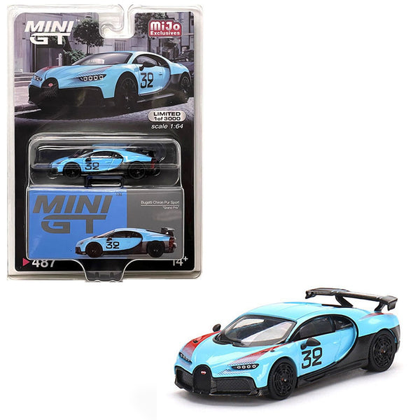 Mini GT - Bugatti Chiron Pur Sport - Grand Prix - Top CollectiblesDiecastMini GT