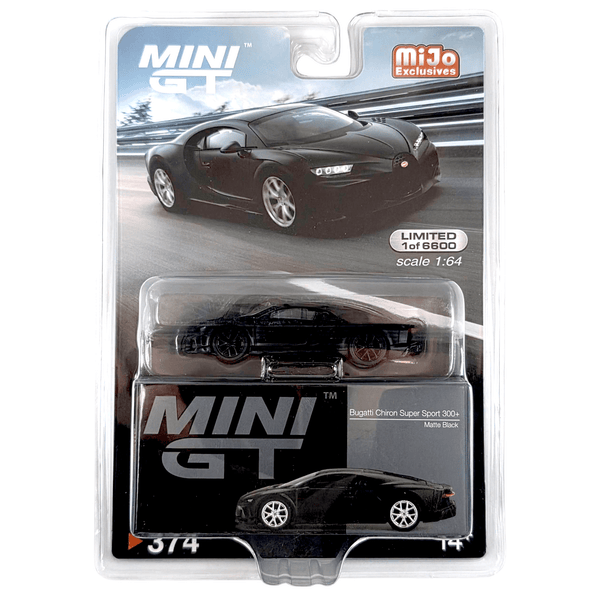 Mini GT - Bugatti Chiron Super Sport 300+ - Matte Black *Chase* - Top CollectiblesDiecastMini GT