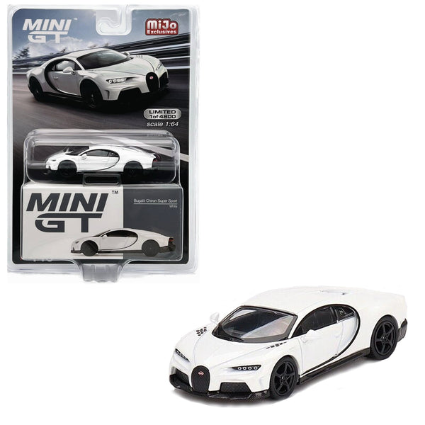 Mini GT - Bugatti Chiron Super Sport - White - Top CollectiblesDiecastMini GT