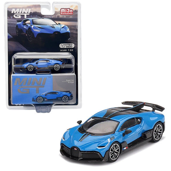 Mini GT - Bugatti Divo - Blu Bugatti - Top CollectiblesDiecastMini GT