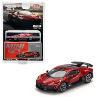 Mini GT - Bugatti Divo - Red Metallic - Top CollectiblesDiecastMini GT