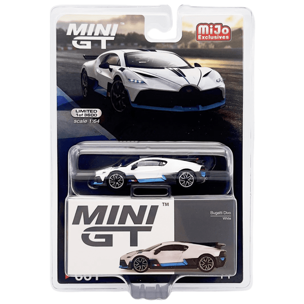 Mini GT - Bugatti Divo - White - Top CollectiblesDiecastMini GT