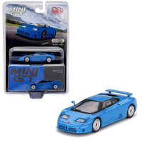 Mini GT - Bugatti EB110 GT - Blu Bugatti - Top CollectiblesDiecastMini GT