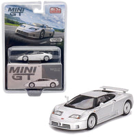 Mini GT - Bugatti EB110 GT - Grigio Chiaro - Top CollectiblesDiecastMini GT