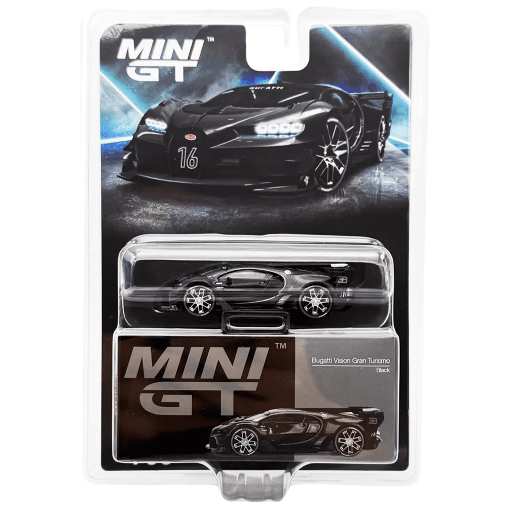 Mini GT - Bugatti Vision Gran Turismo – Black - Top CollectiblesDiecastMini GT