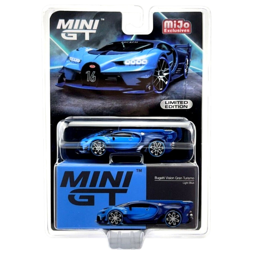 Mini GT - Bugatti Vision Gran Turismo – Light Blue - Top CollectiblesDiecastMini GT