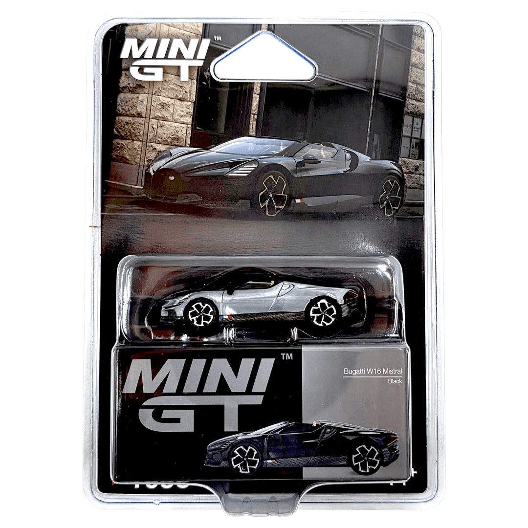 Mini GT - Bugatti W16 Mistral - Black *Chase* - Top CollectiblesDiecastMini GT