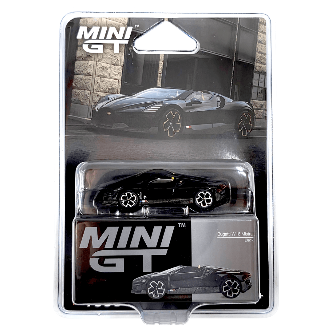 Mini GT - Bugatti W16 Mistral - Black - Top CollectiblesDiecastMini GT