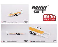 Mini GT - Car Hauler Trailer - White - Top CollectiblesDiecastMini GT