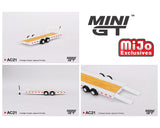 Mini GT - Car Hauler Trailer - White - Top CollectiblesDiecastMini GT