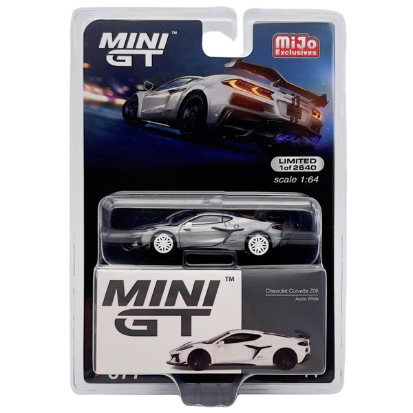 Mini GT - Chevrolet Corvette Z06 2023 – Arctic White *Chase* - Top CollectiblesDiecastMini GT