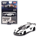 Mini GT - Chevrolet Corvette Z06 2023 – Arctic White - Top CollectiblesDiecastMini GT