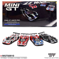 Mini GT - Ford GT LMGTE PRO Ganassi Team 4 Cars Set Limited Edition - Top CollectiblesDiecastMini GT