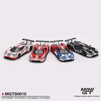 Mini GT - Ford GT LMGTE PRO Ganassi Team 4 Cars Set Limited Edition - Top CollectiblesDiecastMini GT