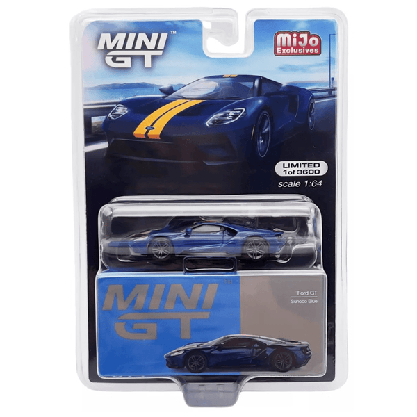Mini GT - Ford GT - Sunoco Blue - Top CollectiblesDiecastMini GT