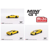 Mini GT - Ford GT - Triple Yellow - Top CollectiblesDiecastMini GT