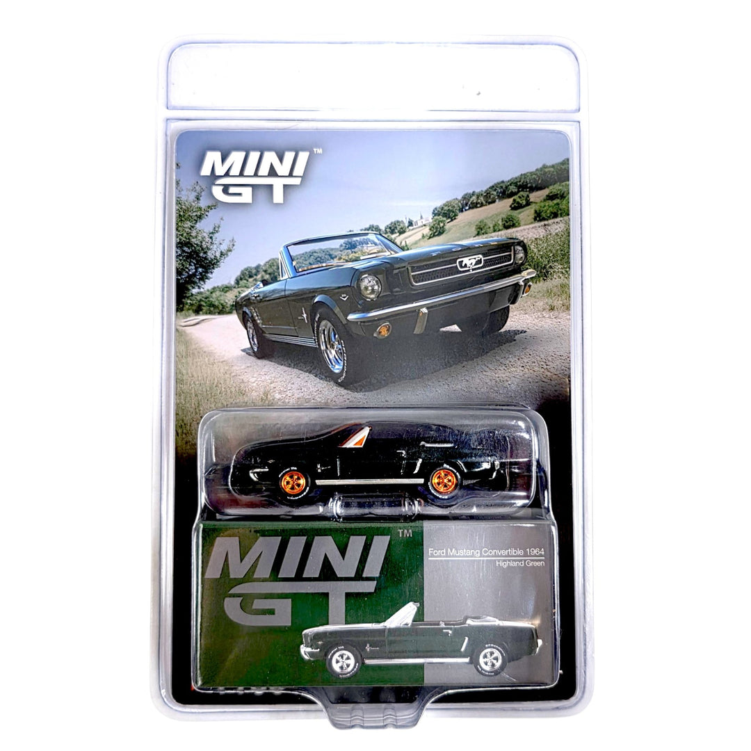 Mini GT - Ford Mustang Convertible 1964 - Highland Green *Chase* - Top CollectiblesDiecastMini GT