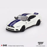 Mini GT - Ford Mustang GT LB - Works - White - Top CollectiblesDiecastMini GT