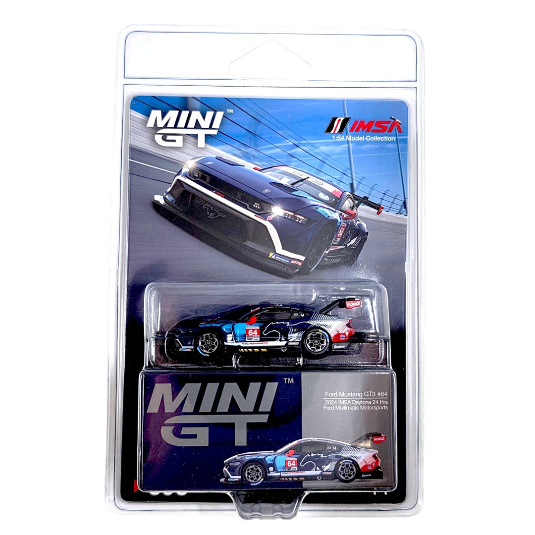 Mini GT - Ford Mustang GT3 64 Ford Multimatic Motorsports 2024 IMSA Daytona 24Hrs - Top CollectiblesDiecastMini GT