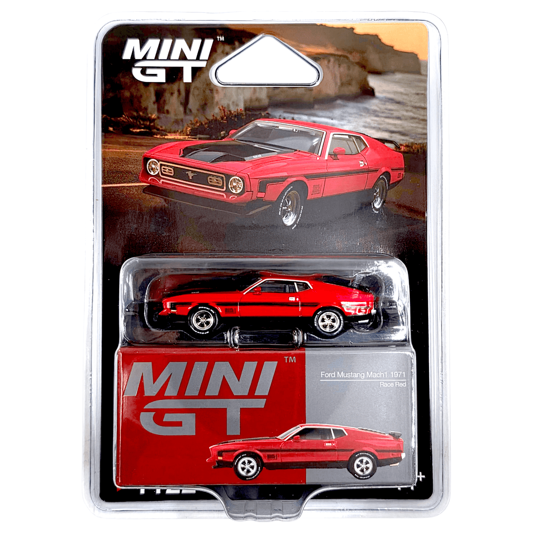 Mini GT - Ford Mustang Mach 1 1971 – Race Red - Top CollectiblesDiecastMini GT