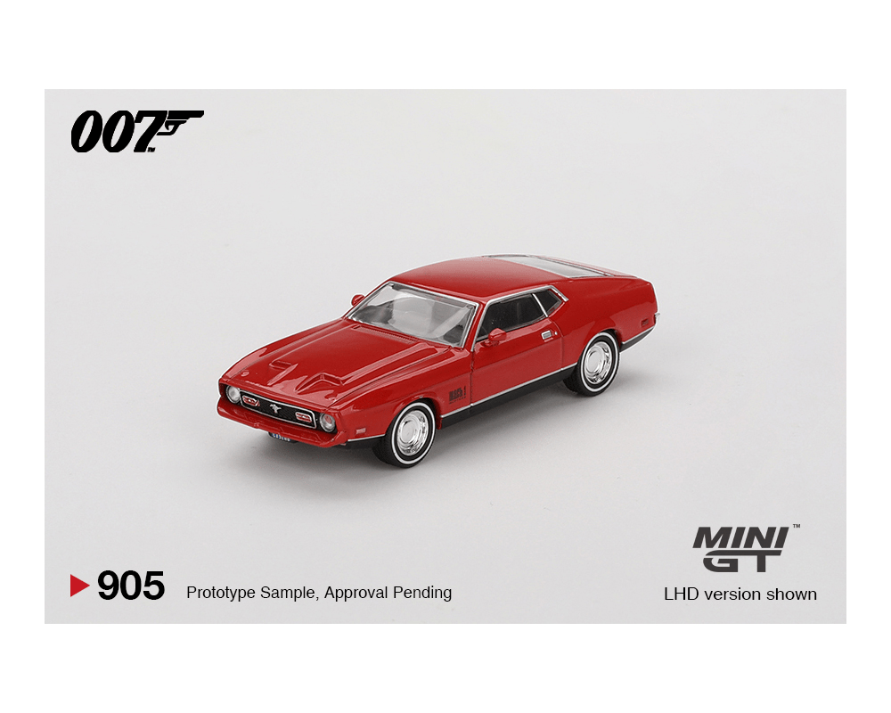Mini GT - Ford Mustang Mach 1 James Bond 007 ” Diamonds Are Forever ” – English Packaging *Pre - Order* - Top CollectiblesDiecastMini GT