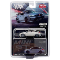 Mini GT - Honda Civic Type R 2023 - Sonic Gray Pearl *Chase* - Top CollectiblesDiecastMini GT