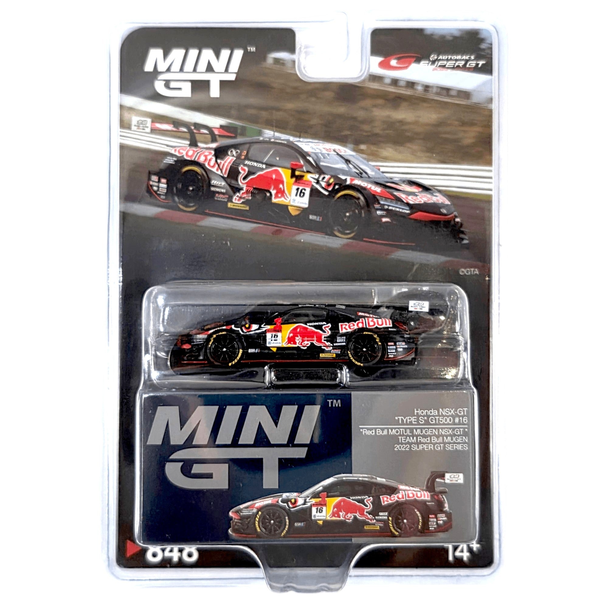 Mini GT - Honda NSX-GT “Type S” GT500 #16 “Red Bull MOTUL MUGEN