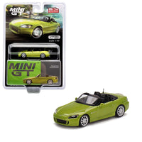 Mini GT - Honda S2000 - Lime Green Metallic - Top CollectiblesDiecastMini GT