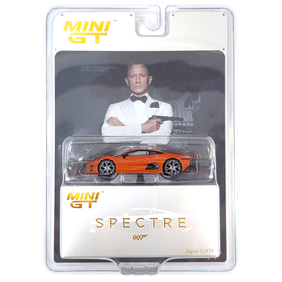 Mini GT - Jaguar C - X75 James Bond 007 Spectre – English Packaging - Top CollectiblesDiecastMini GT