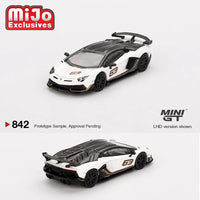 Mini GT - Lamborghini Aventador SVJ 63 – Bianco Asopo *Pre - Order* - Top CollectiblesDiecastMini GT