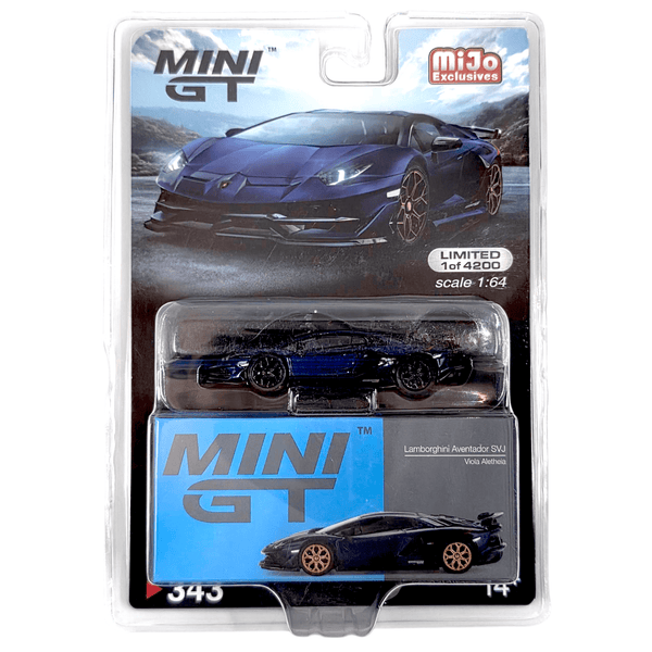 Mini GT - Lamborghini Aventador SVJ - Viola Aletheia *Chase* - Top CollectiblesDiecastMini GT