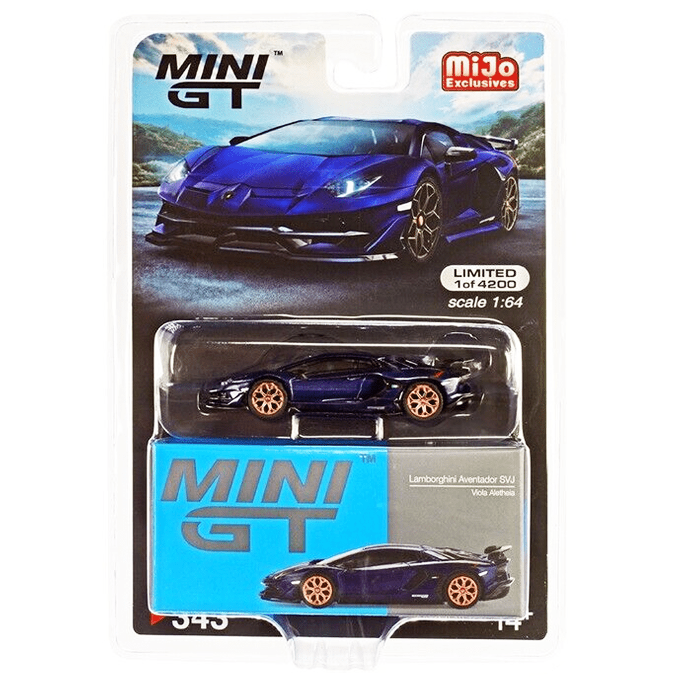 Mini GT - Lamborghini Aventador SVJ - Viola Aletheia - Top CollectiblesDiecastMini GT