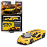 Mini GT - Lamborghini Countach LPI 800 - 4 - Giallo Orion - Top CollectiblesDiecastMini GT