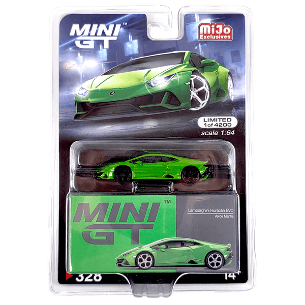 Mini GT - Lamborghini Huracan EVO - Verde Mantis *Chase* - Top CollectiblesDiecastMini GT