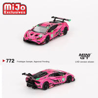 Mini GT - Lamborghini Huracan GT3 EVO2 #83 - Iron Dames IMSA 2023 Daytona 24 Hrs *Pre - Order* - Top CollectiblesDiecastMini GT